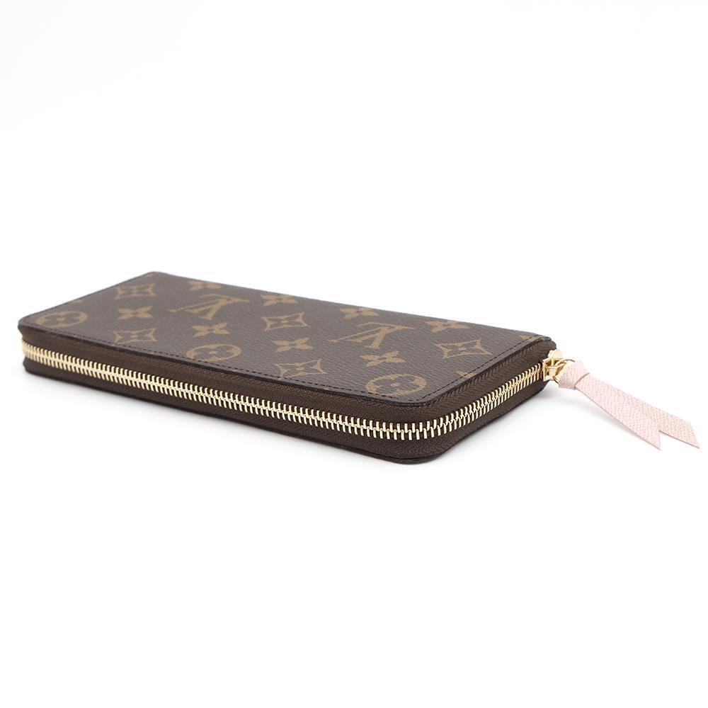 Louis Vuitton Clemence Long Monogram Portefeuille Wallet Brown
